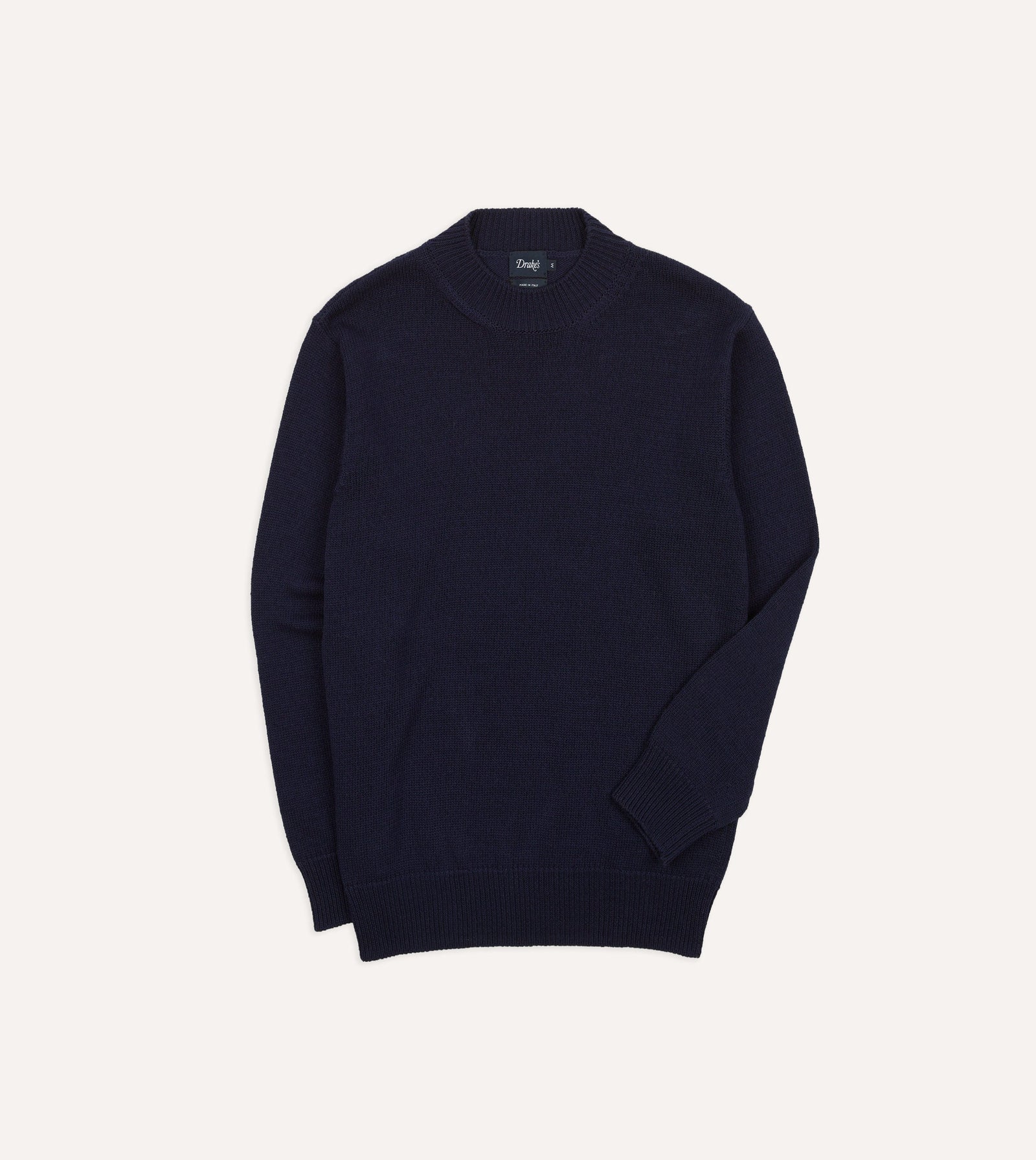 Cotton Mock Neck Jumper