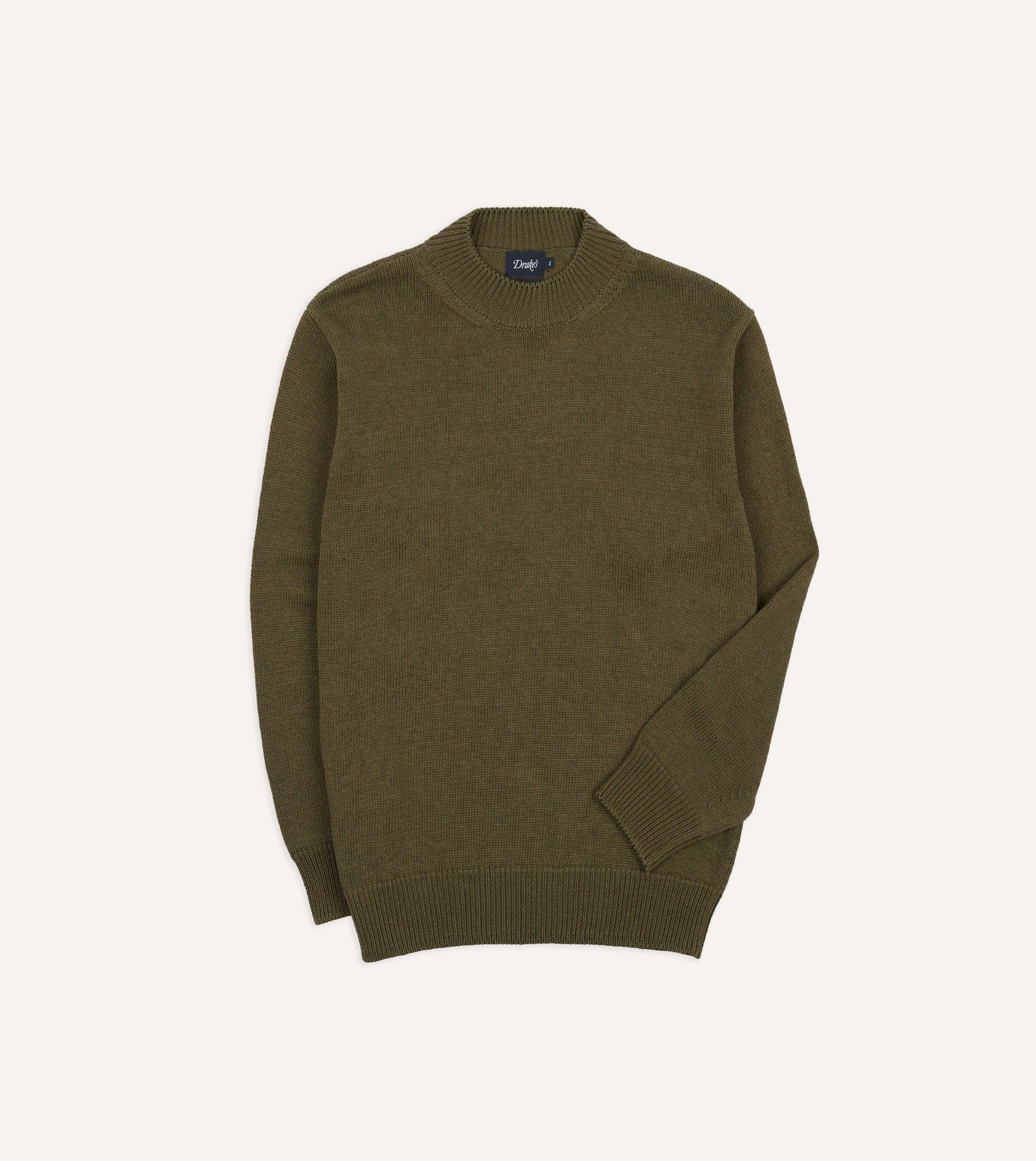 Cotton Mock Neck Jumper