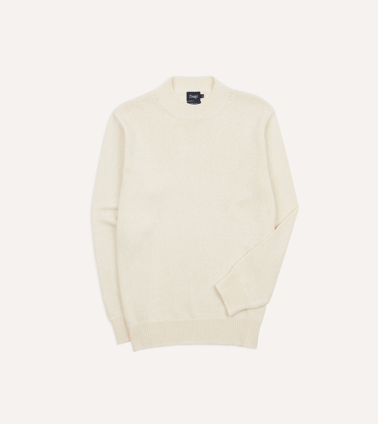 Cotton Mock Neck Jumper