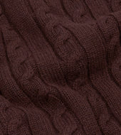 Lambswool 6 Button Cable Knit Cardigan