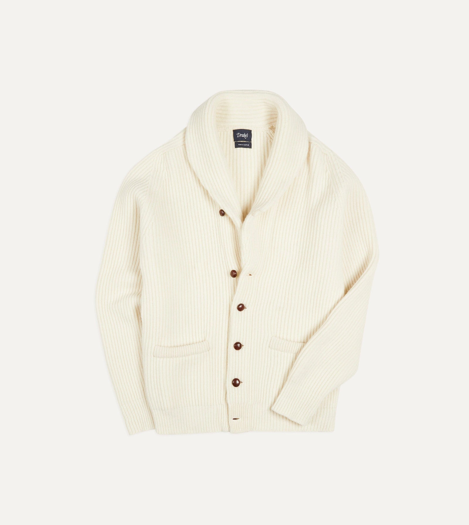 Lambswool Shawl Collar Cardigan