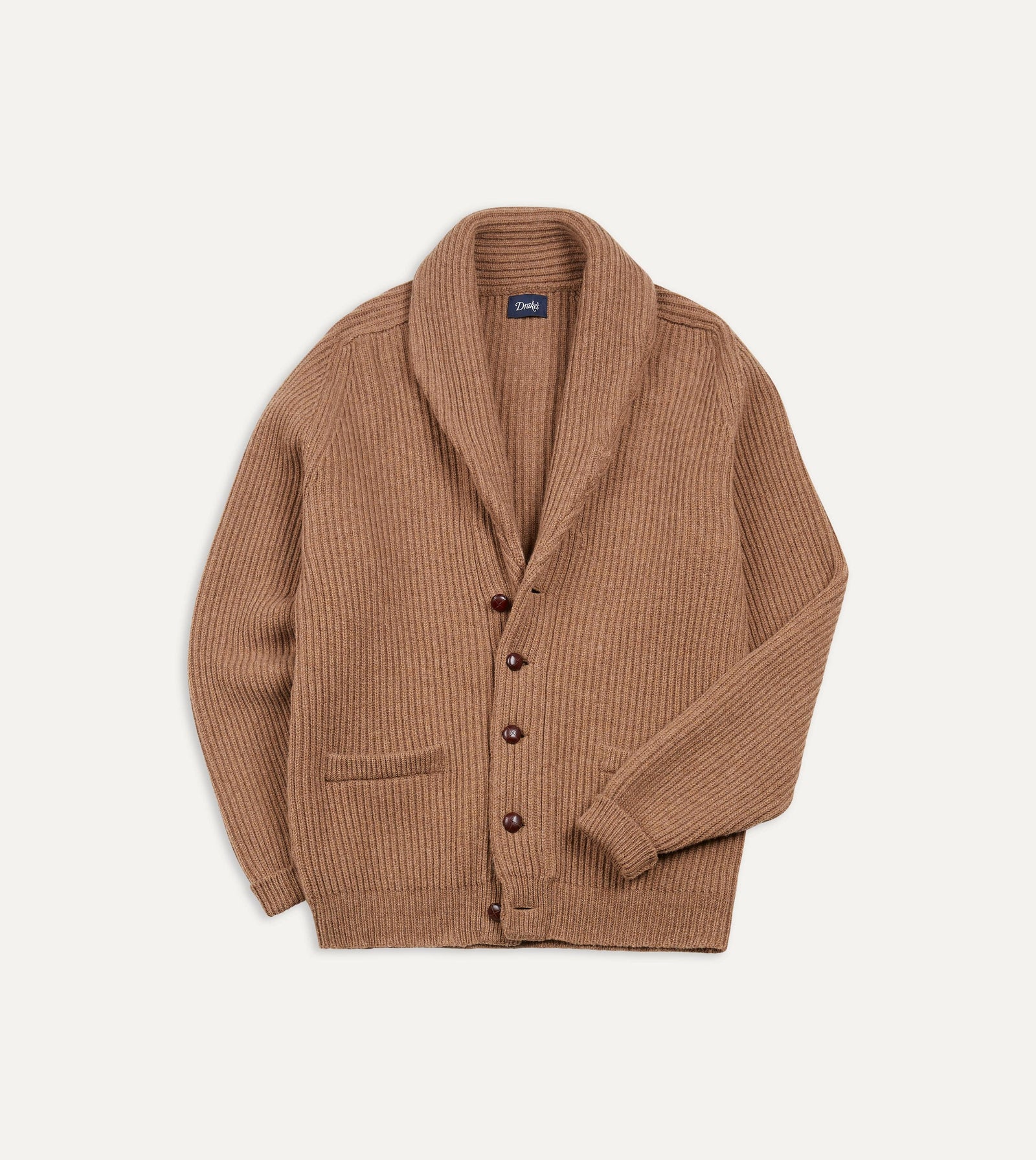 Lambswool Shawl Collar Cardigan