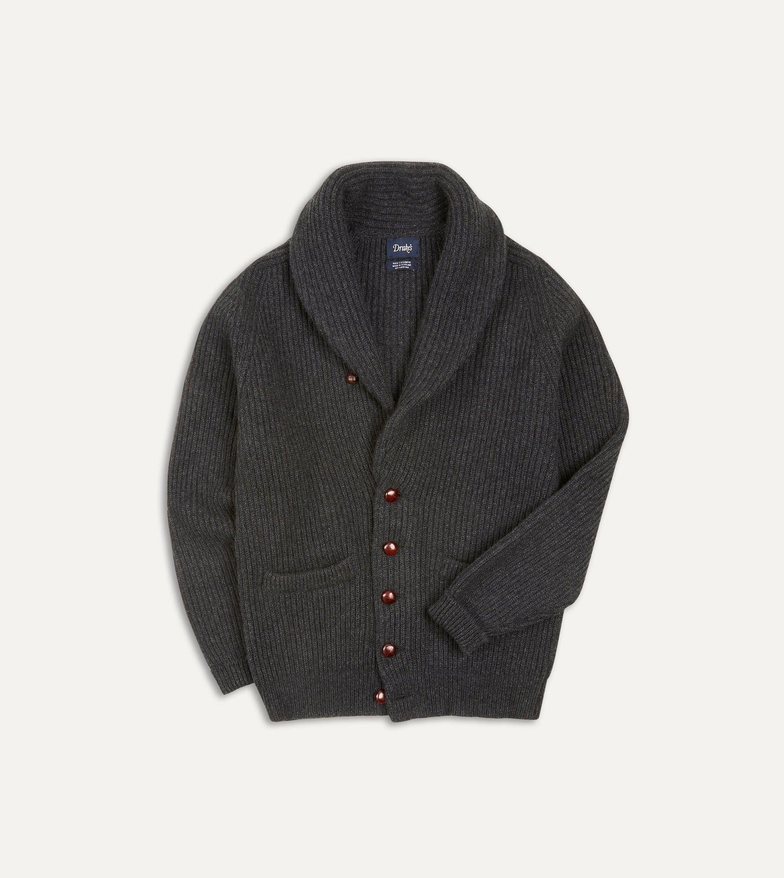 Cashmere Shawl Collar Cardigan