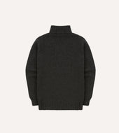 Lambswool Submariner Roll Neck Jumper