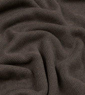 Linen Cotton Mock Neck Jumper