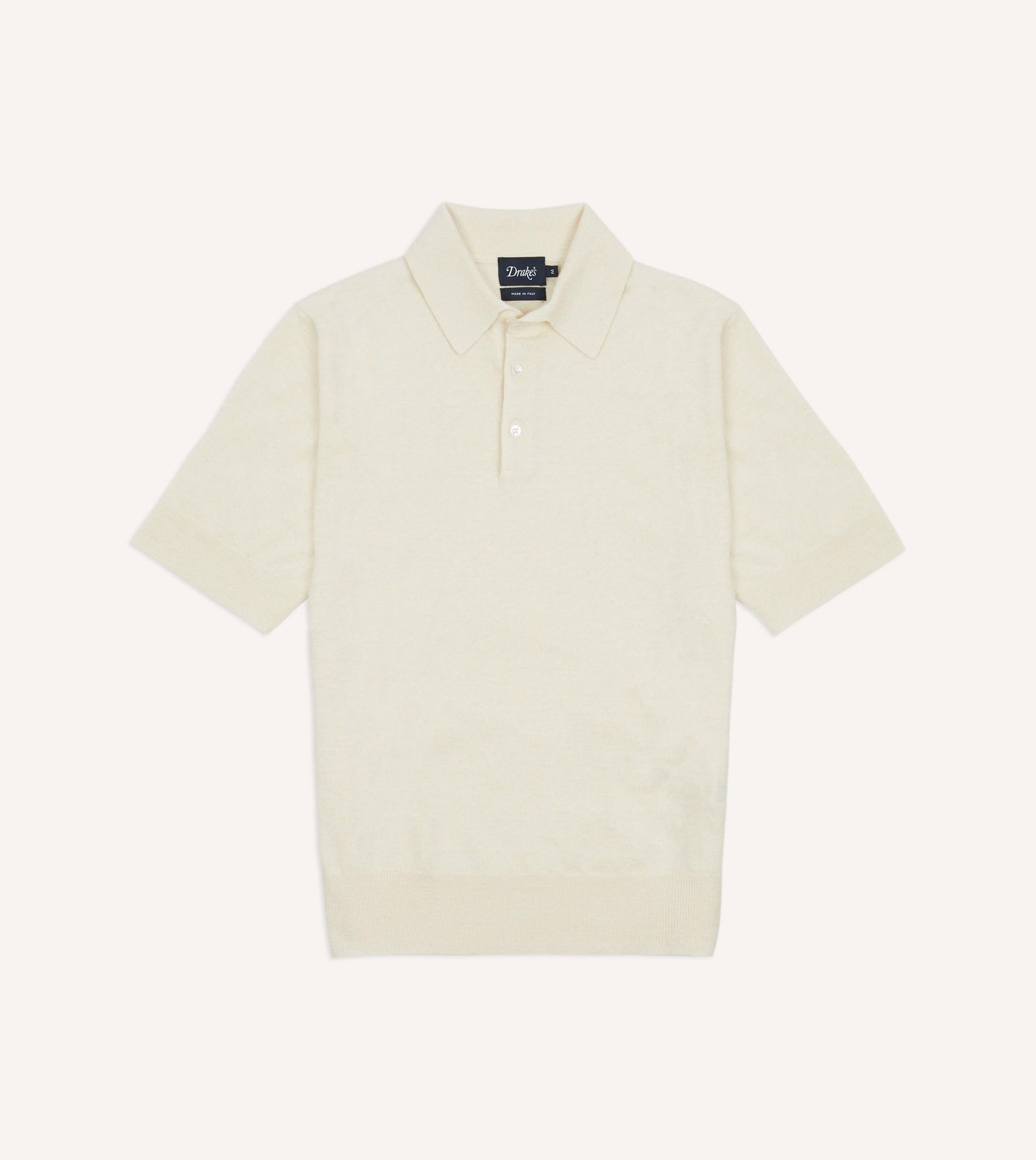 Knitted Linen Cotton Short Sleeve Polo Shirt