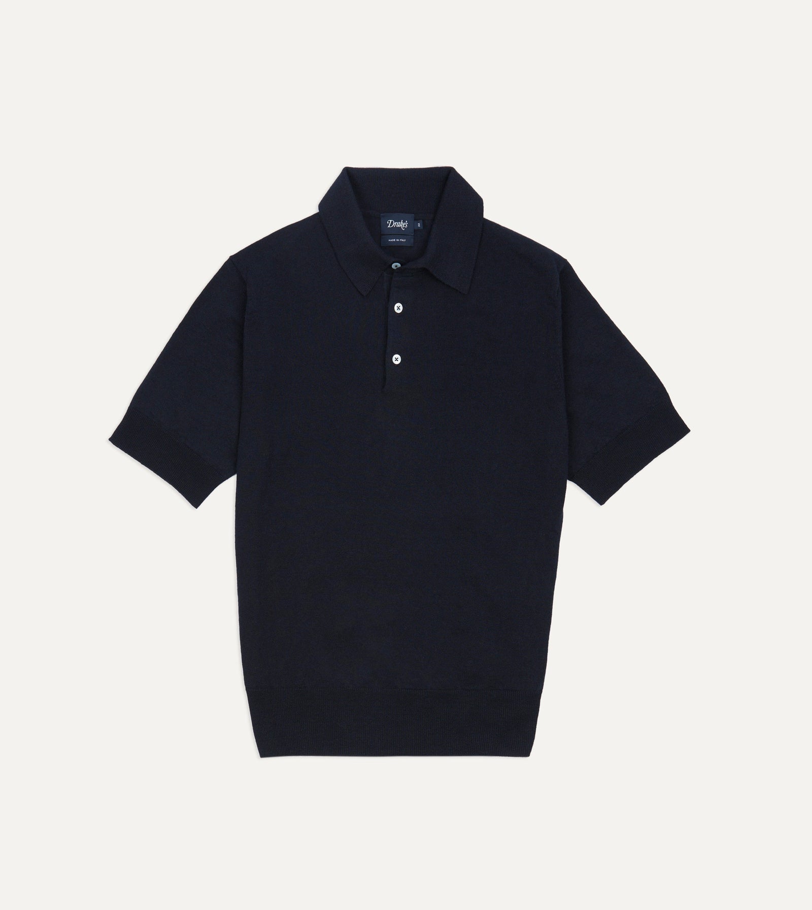 Knitted Linen Cotton Short Sleeve Polo Shirt