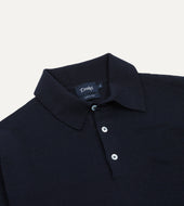 Knitted Linen Cotton Short Sleeve Polo Shirt