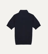 Knitted Linen Cotton Short Sleeve Polo Shirt