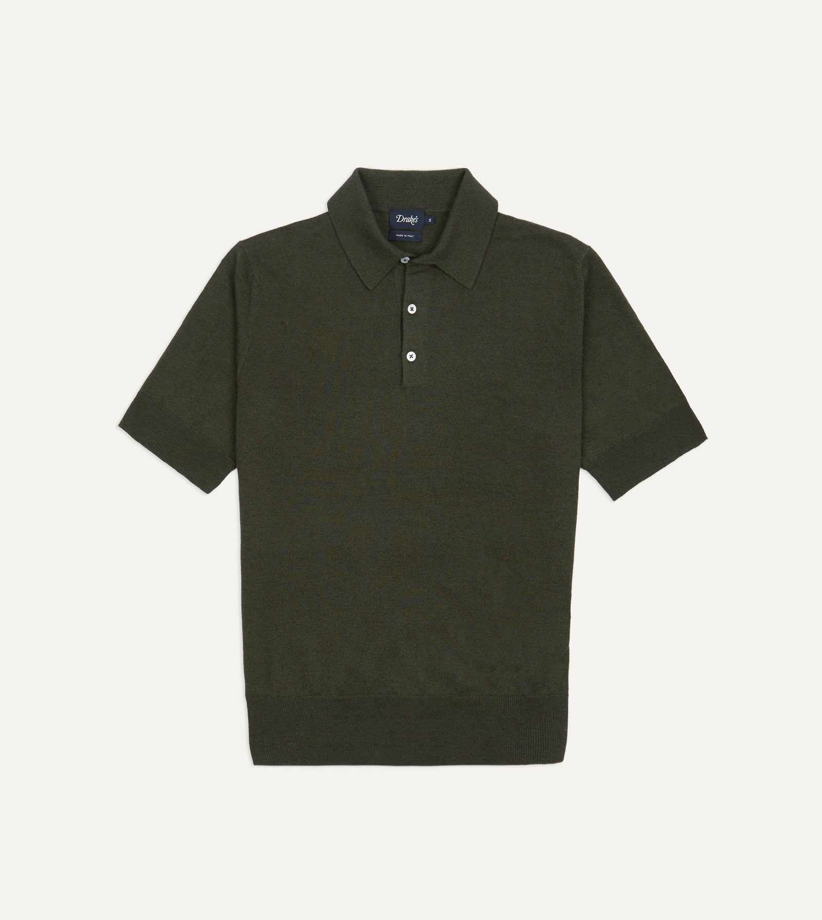 Knitted Linen Cotton Short Sleeve Polo Shirt