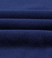 Knitted Crepe Cotton Short Sleeve Polo Shirt