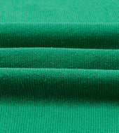 Green Knitted Silk Short Sleeve Polo Shirt