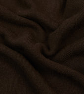 Alpaca Lambswool Ribbed Integral Collar Jumper