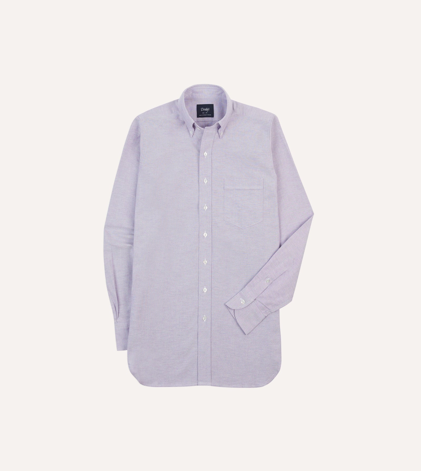 Cotton Oxford Cloth Button Down Shirt