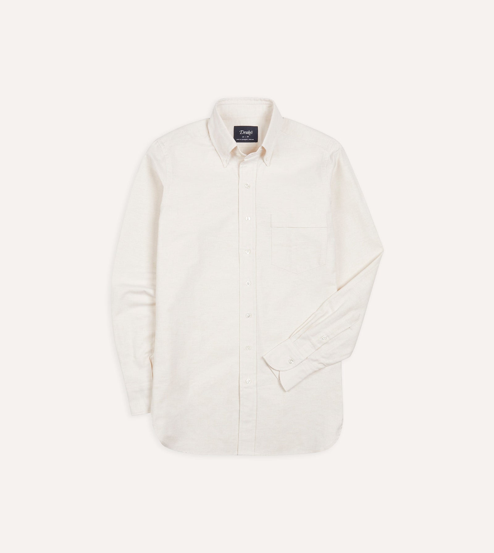Cotton Oxford Cloth Button Down Shirt