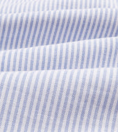 Ticking Stripe Cotton Oxford Cloth Button Down Shirt