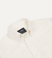 Ticking Stripe Cotton Oxford Cloth Button Down Shirt