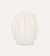 Ticking Stripe Cotton Oxford Cloth Button Down Shirt