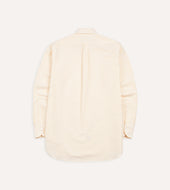 Ticking Stripe Cotton Oxford Cloth Button Down Shirt