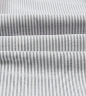 Ticking Stripe Cotton Oxford Cloth Button Down Shirt