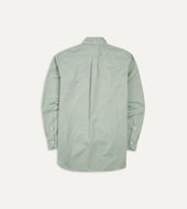 Green Pinpoint Oxford Cotton Cloth Button Down Shirt