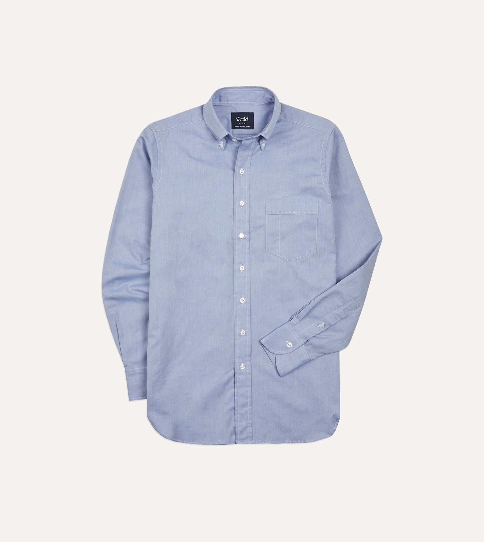 Pinpoint Oxford Cotton Cloth Button Down Shirt