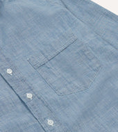 Light Cotton Chambray Button Down Shirt