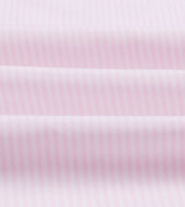 Pink Narrow Stripe Cotton Poplin Button Down Shirt