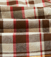 And Red Madras Check Cotton Button Down Shirt