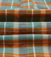 And Blue Madras Check Cotton Button Down Shirt
