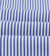 And White Stripe Button Down Collar Fob Pocket Shirt