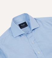 Cotton Spread Collar End On End Poplin Shirt