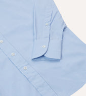 Cotton Spread Collar End On End Poplin Shirt