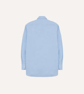 Cotton Spread Collar End On End Poplin Shirt