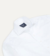 Cotton Spread Collar Poplin Shirt