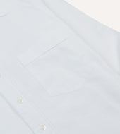 Cotton Oxford Cloth Long Point Collar Shirt