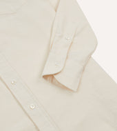 Cotton Oxford Cloth Long Point Collar Shirt