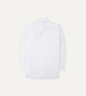 Cotton Poplin Long Point Collar Shirt