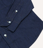 Cotton Linen Two Pocket Work Shirt