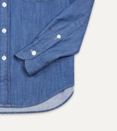 Washed Cotton Two Pocket Work Shirt