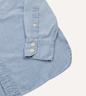 Cotton Chambray Two Pocket Work Shirt
