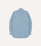 Cotton Chambray Two Pocket Work Shirt