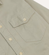 Cotton Long Point Collar Work Shirt