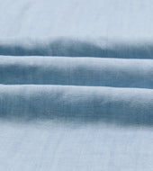 Bleach Wash Cotton Linen Long Point Collar Work Shirt