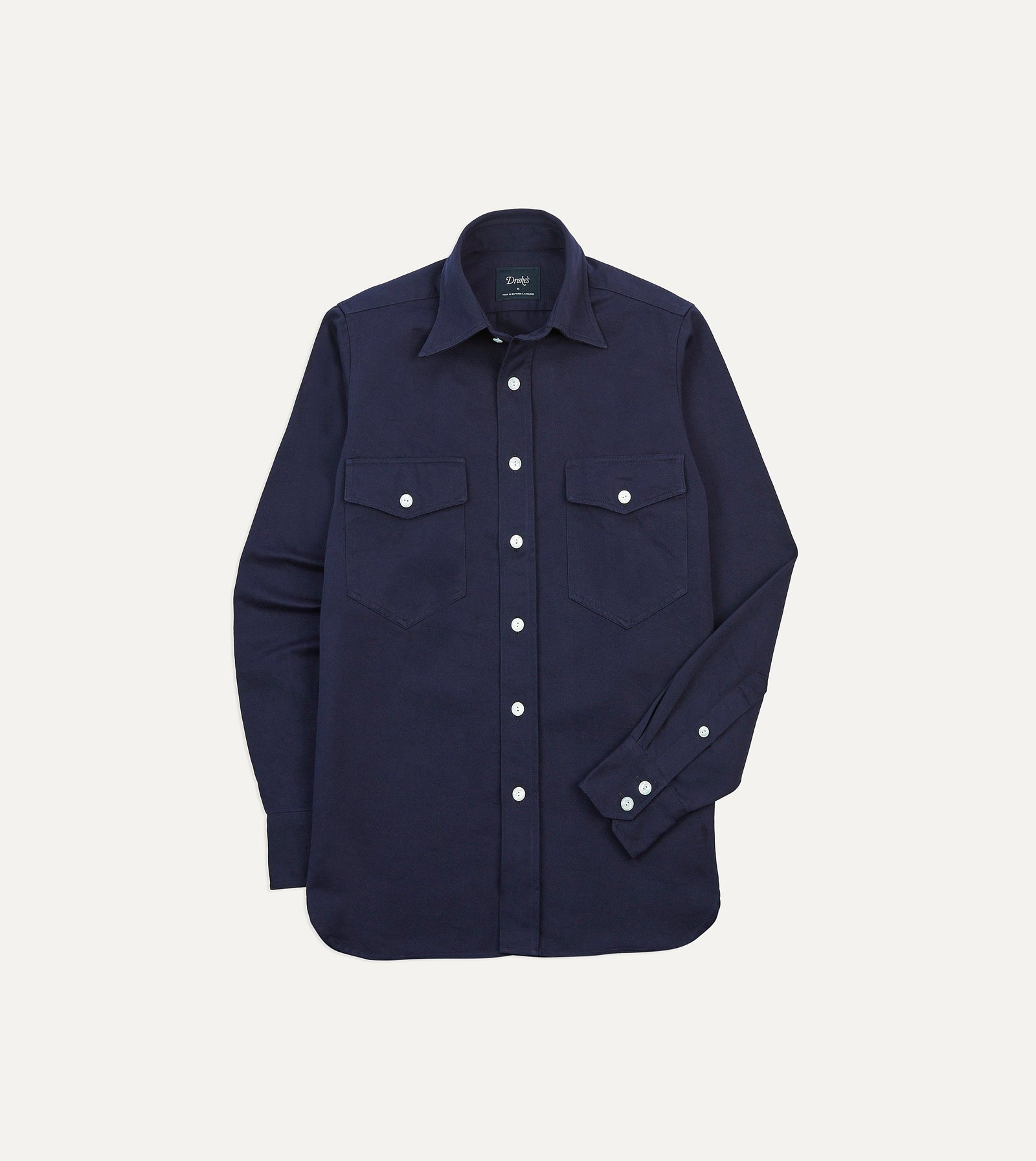 Cotton Twill Two Pocket Work Shirt