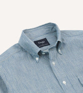 Stripe Denim Work Shirt