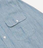 Stripe Denim Work Shirt