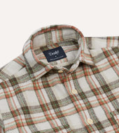 Check Cotton Two Pocket Work Shirt