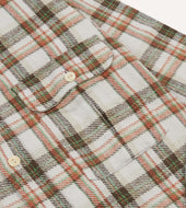 Check Cotton Two Pocket Work Shirt