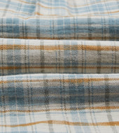 And Blue Check Cotton Two Pocket Work Shirt